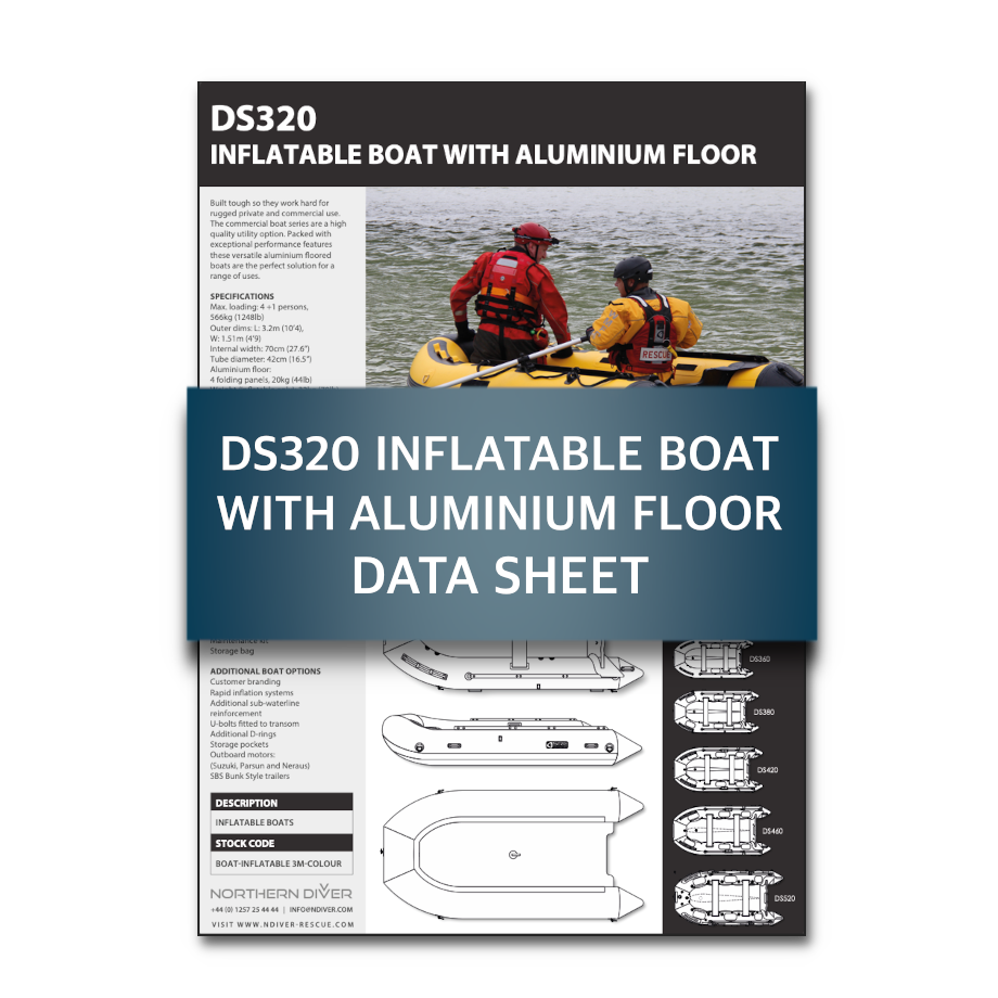 DS320 Inflatable Boat with Aluminium Floor 